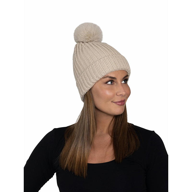 Lue m/teddyfor beige