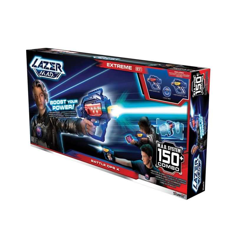 Jeu de pistolets laser Battle Ops X