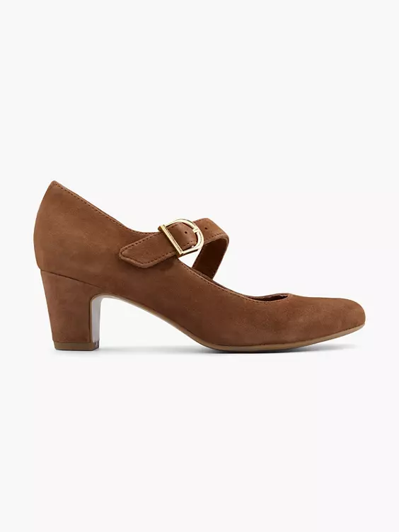 5th Avenue Leder Spangenpumps