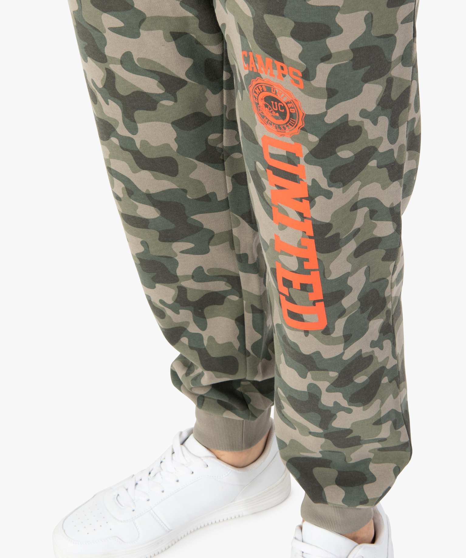 Pantalon de jogging homme avec inscription – Camps United kaki | GEMO