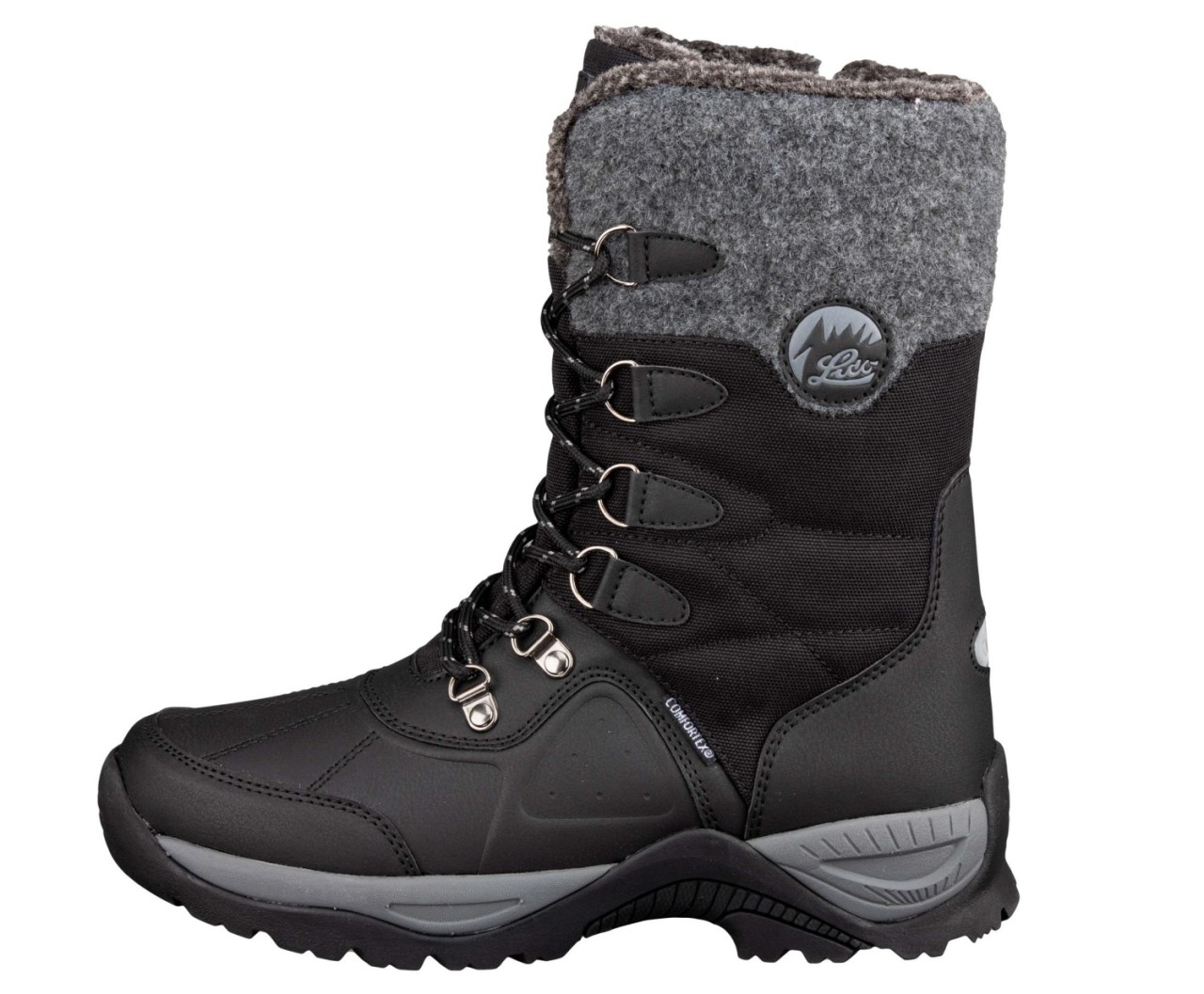 BRÜTTING Stiefeletten schwarz schwarz grau