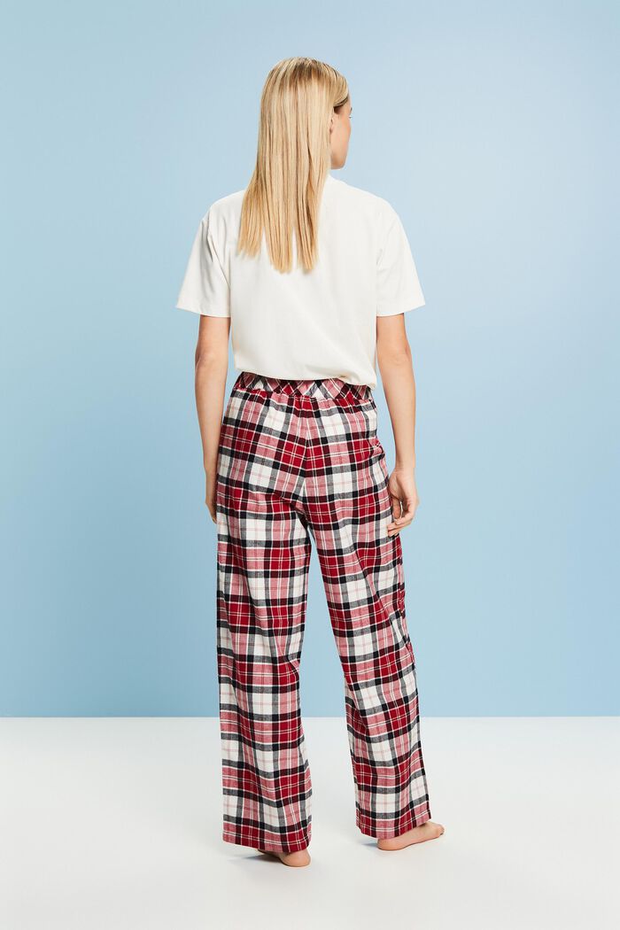 Pyjamahose aus kariertem Flanell
