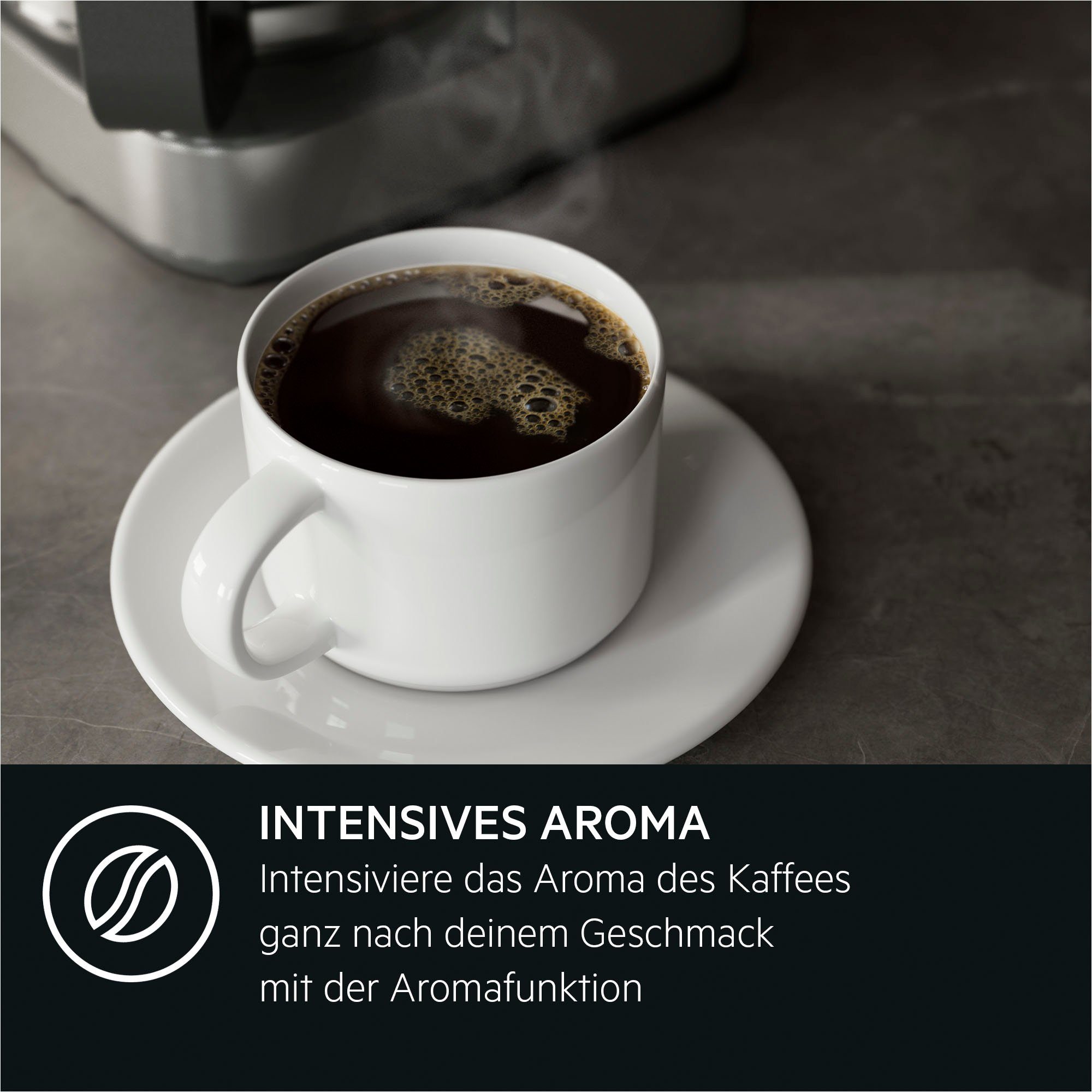 AEG Filterkaffeemaschine Gourmet 6 CM5-1-6ST, 1,25l Kaffeekanne, Korbfilter 1x4
