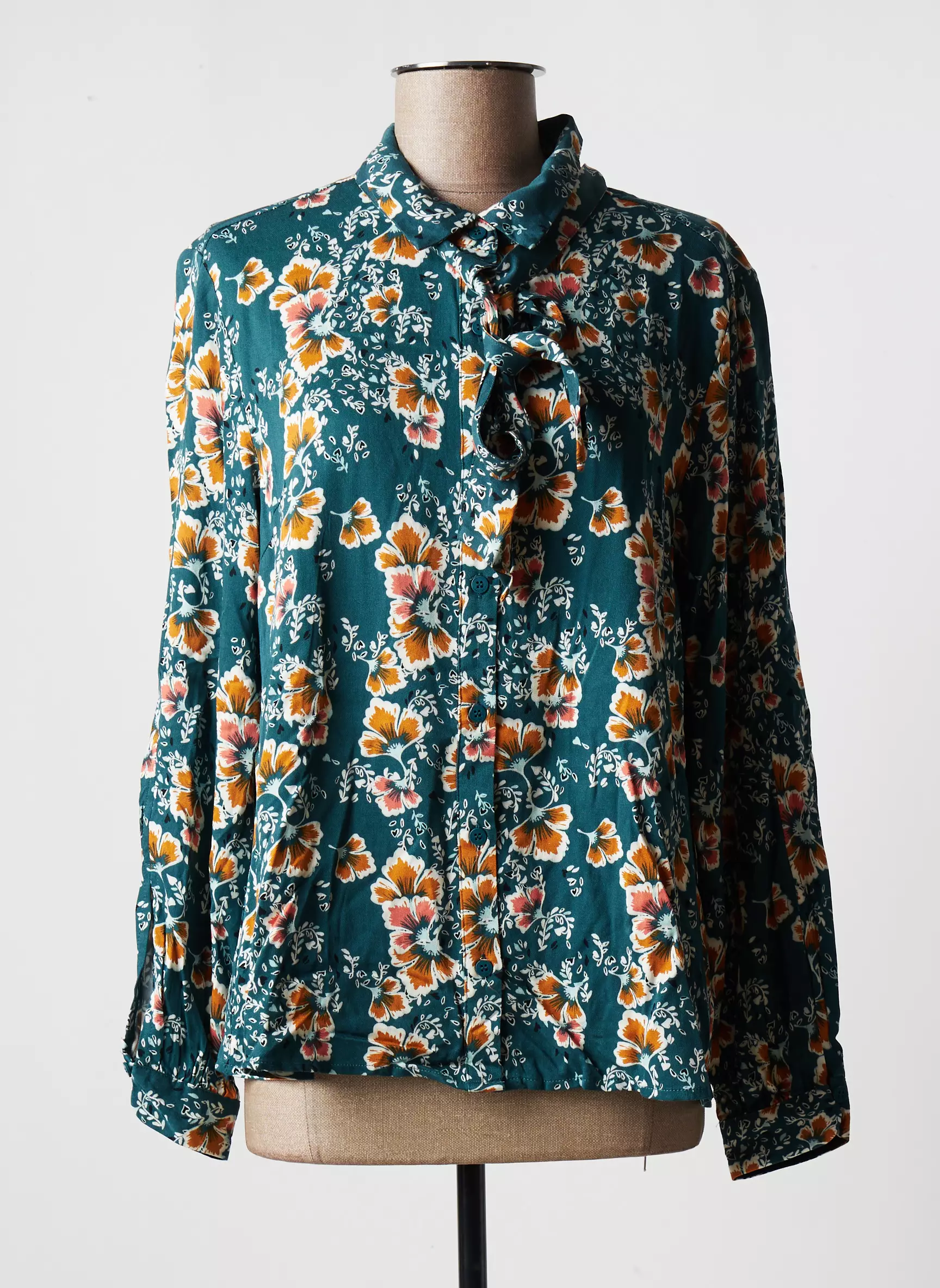 Lola Espeleta Chemisiers Femme couleur vert