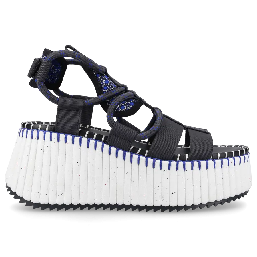 Chloé - Sandalen NAMA Baumwolle - schwarz