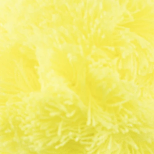 Pompon Fluo Yellow Yellow