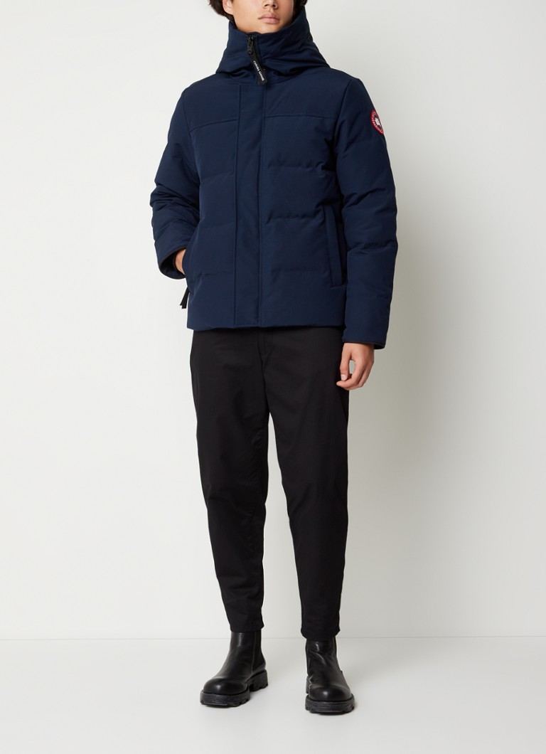 Prošívaná parka Canada Goose MacMillan s péřovou výplní a kapucí