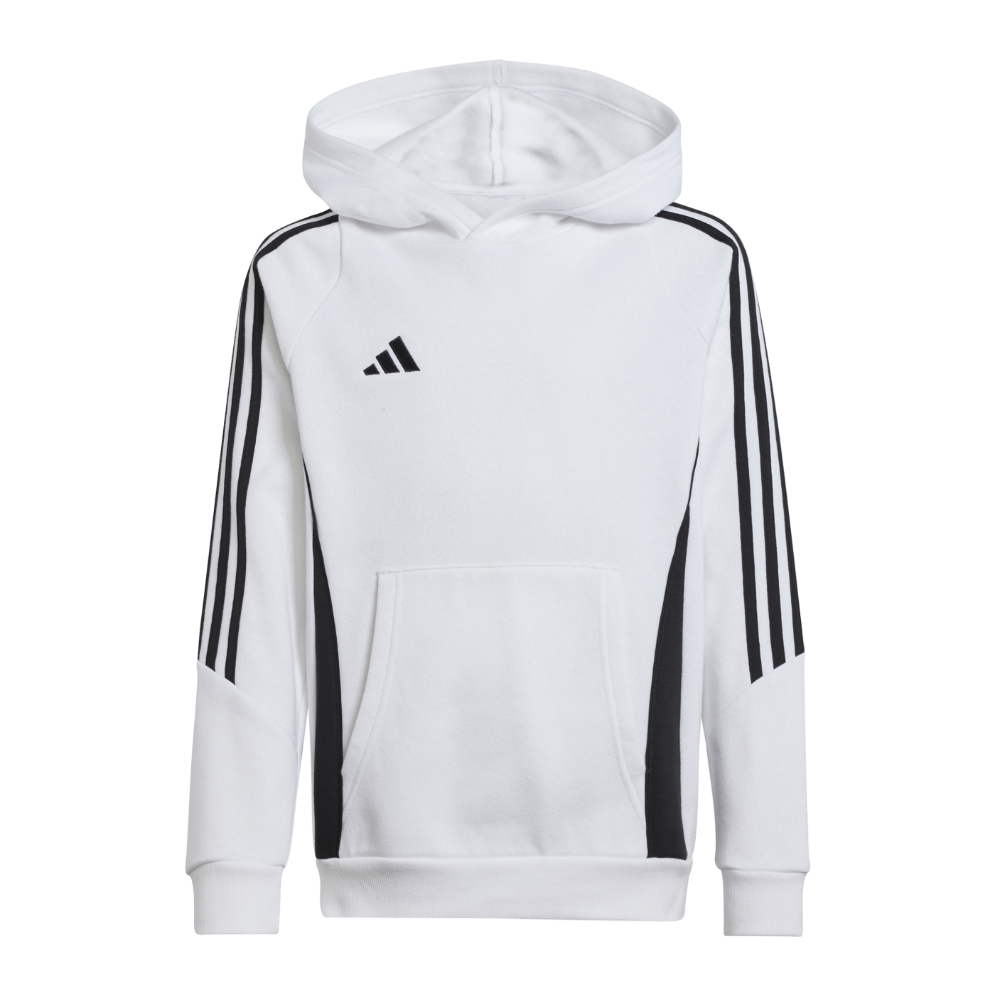 adidas Tiro 24 Hoody Kids Weiss Schwarz