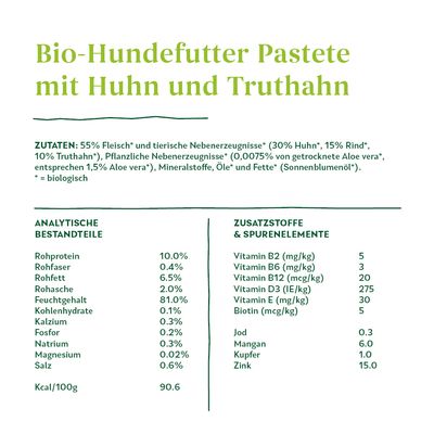 Yarrah Bio Paté 12 x 150 g