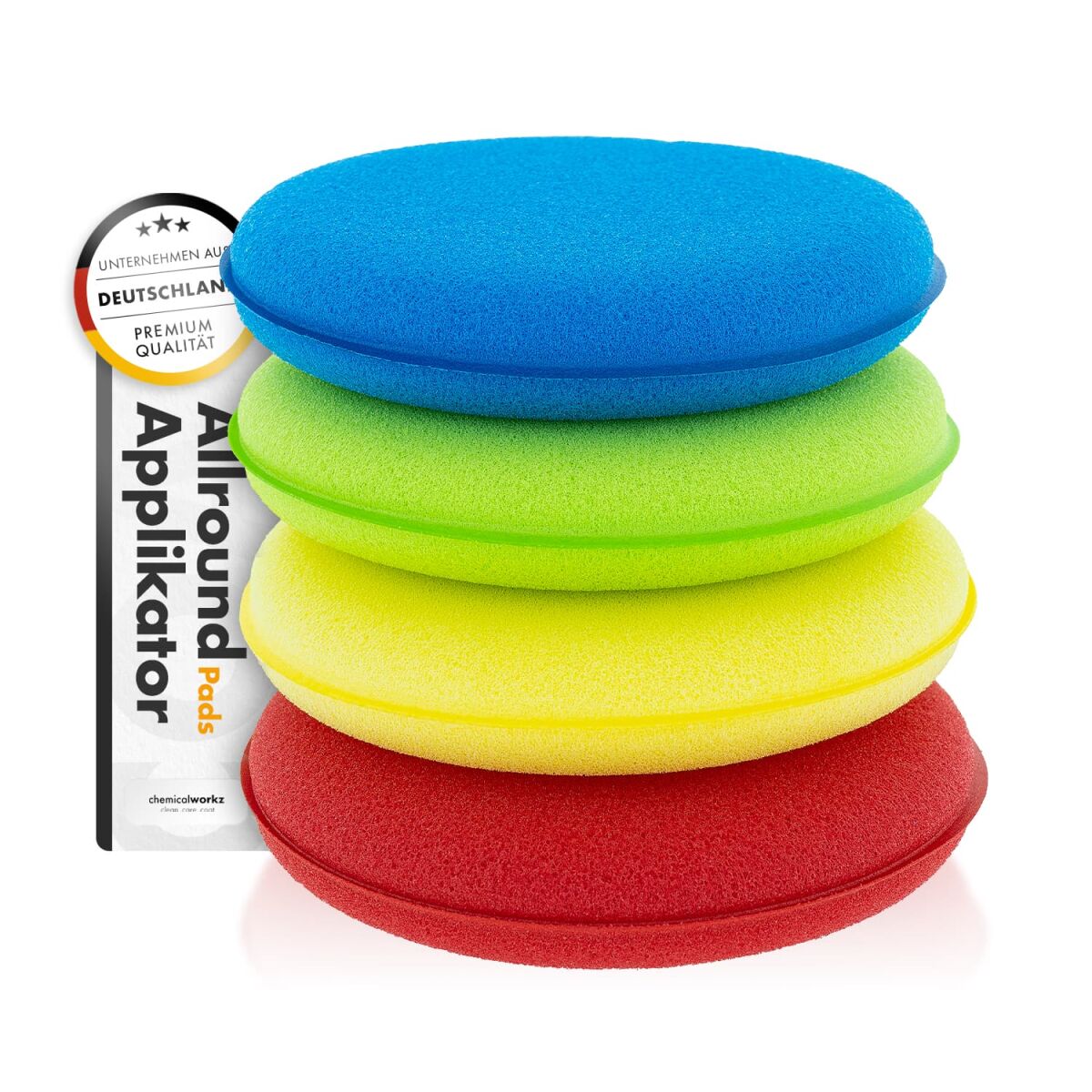 chemicalworkz Allrounder Hand Applicator Handapplikator Bunt 4 Stk.