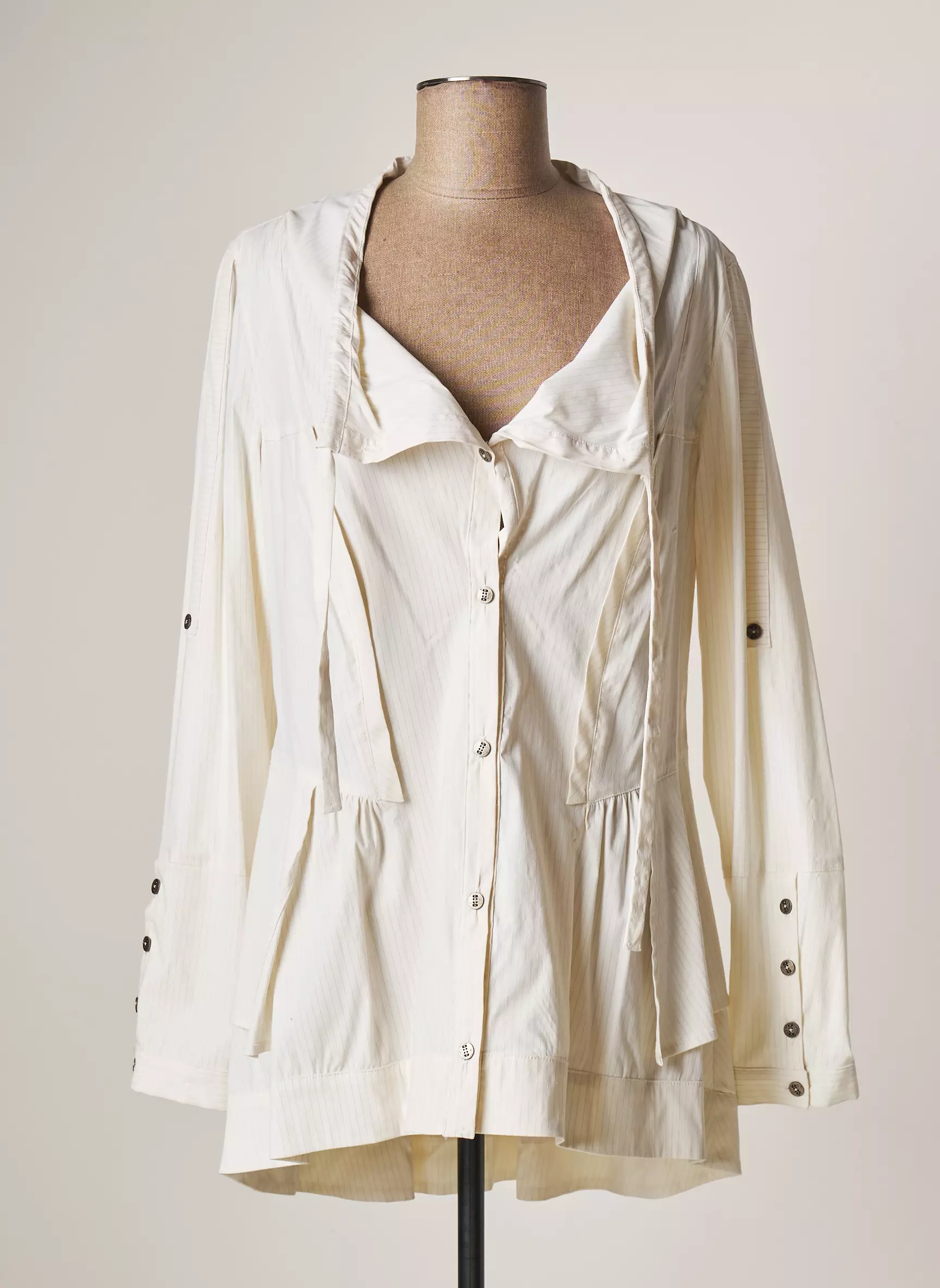 Lauren Vidal Vestecasual Femme couleur beige