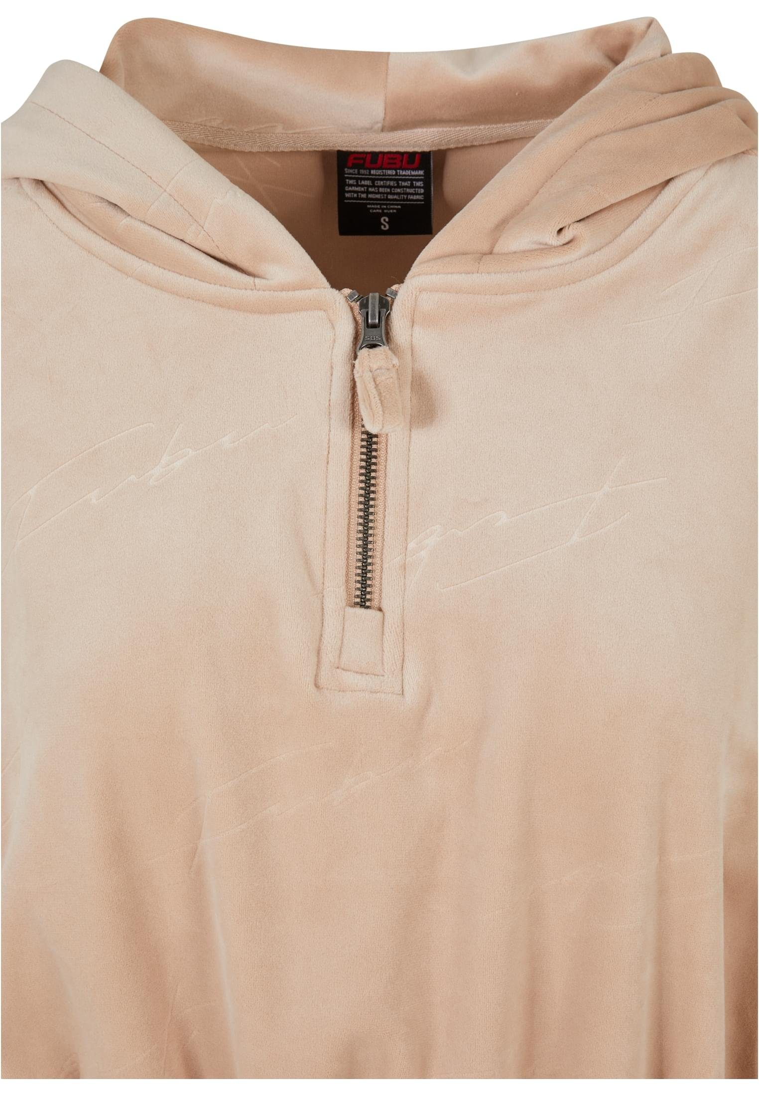 Fubu Kapuzenpullover Damen FW231-014-1 FUBU Signature Allover Velours Short Hoodie (1-tlg)