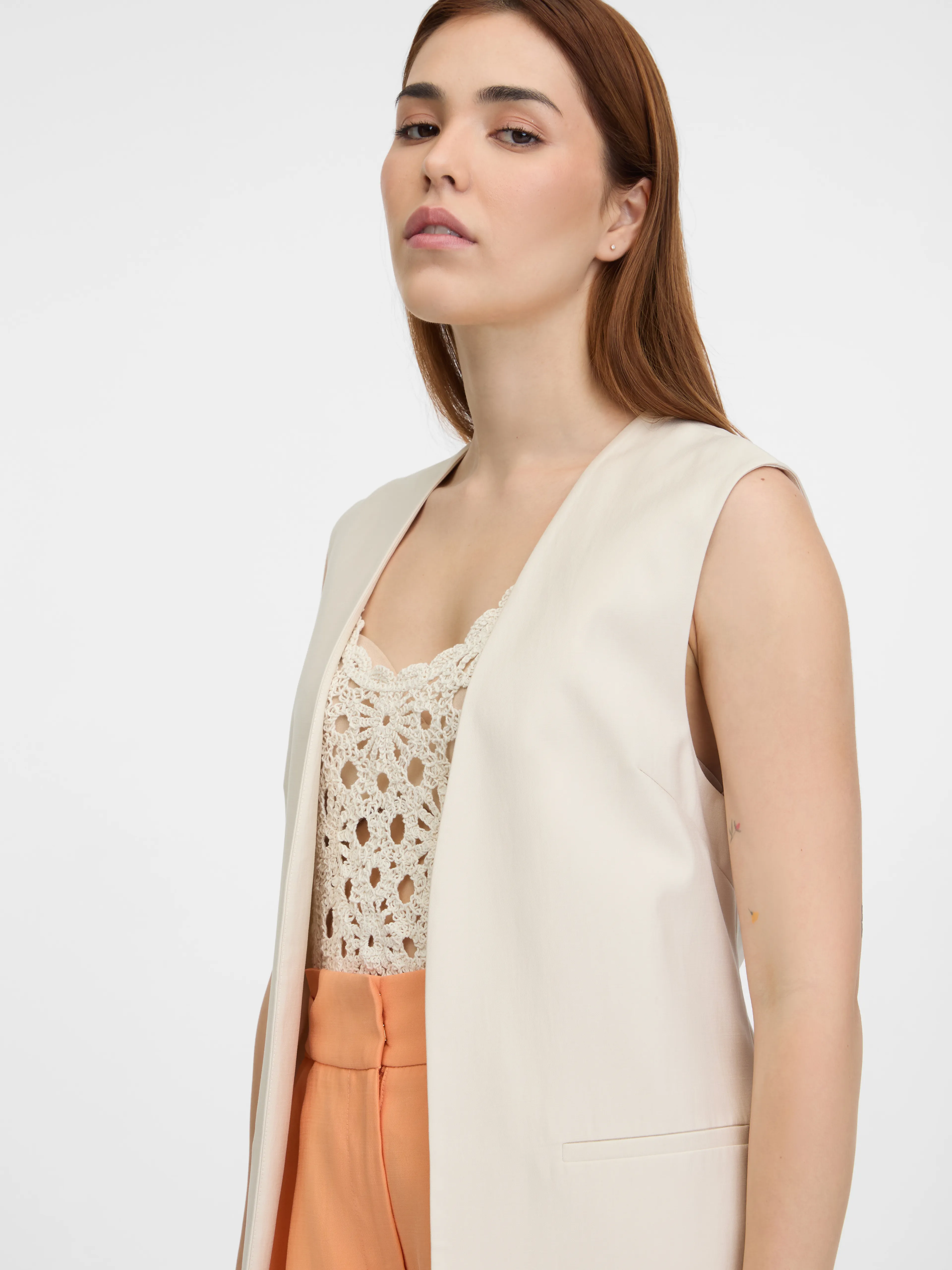 Beige Damen-Weste ORSAY