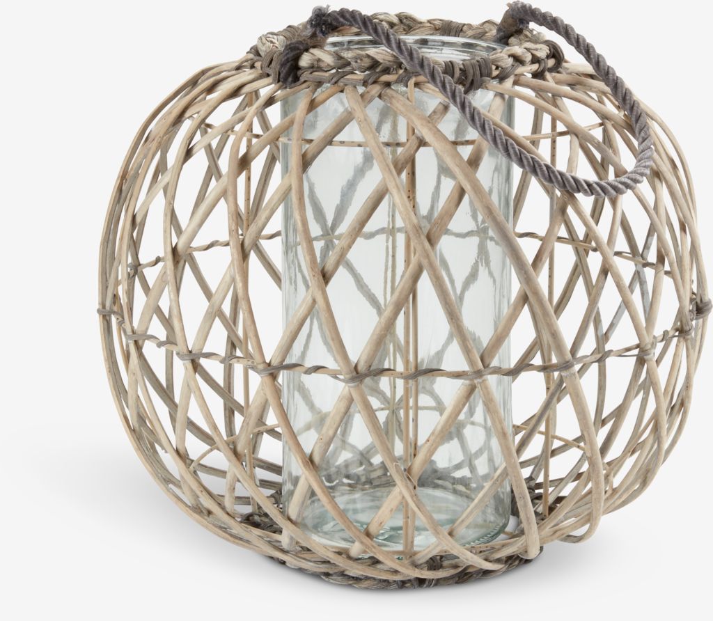 Lanterne à bougie LAPPSANGER Ø38xH32cm naturelle