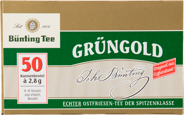 Bünting Grüngold Kannenbeutel