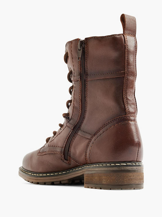 5th Avenue Leder Schnürstiefelette