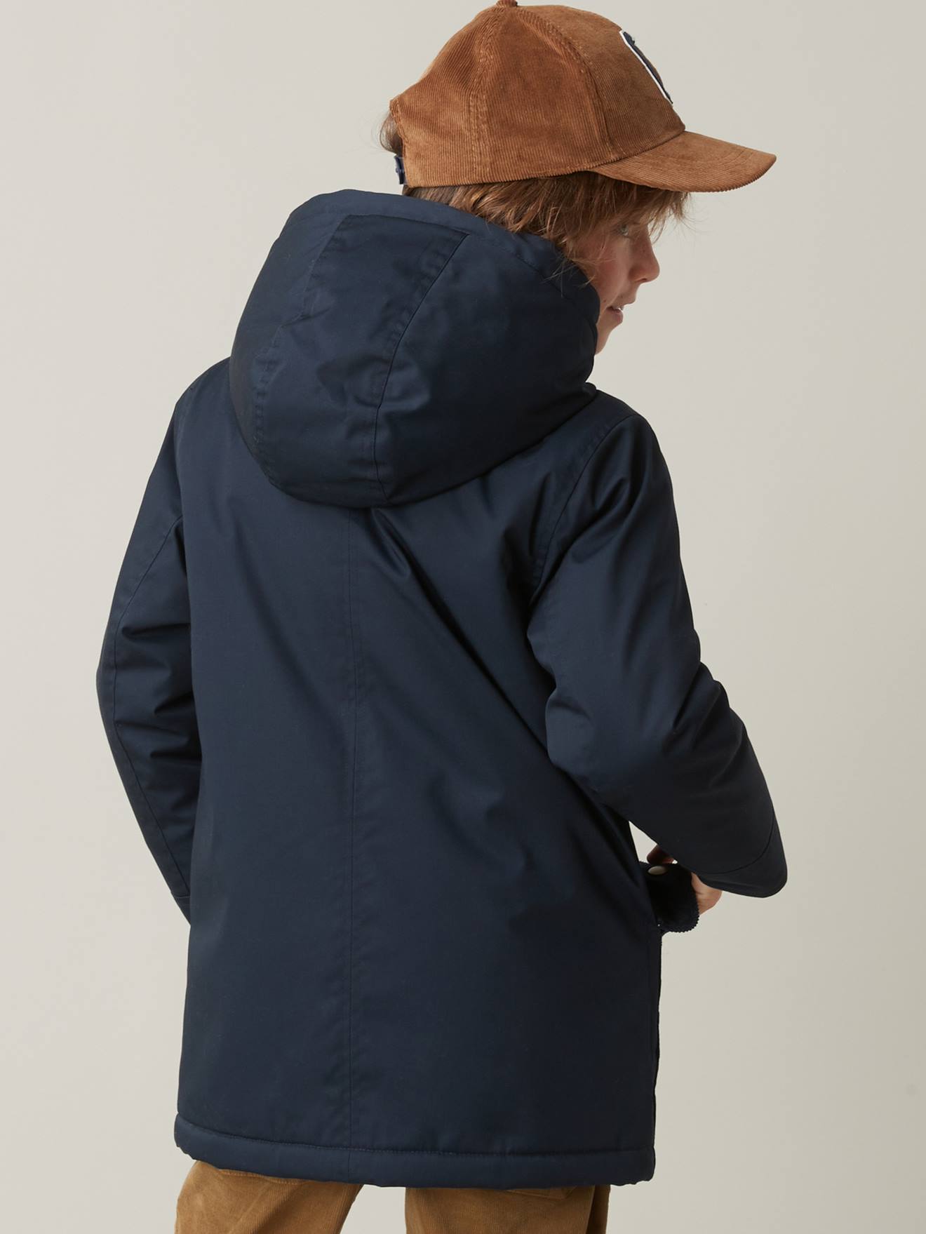 Parka chaude garçon CYRILLUS marine