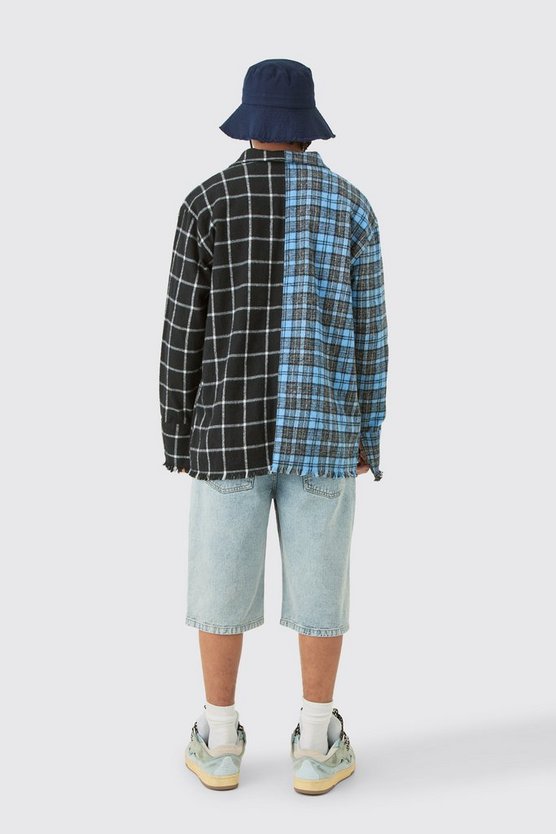 Multi Patchwork Check Shirt