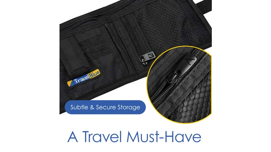 TravelBlue Einschub-Brieftasche schwarz