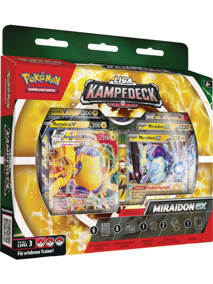 Pokémon Pokémon Sammelkarten Liga Kampfdeck Miraidon EX in Mehrfarbig ab 6 Jahre günstig kaufen onesize