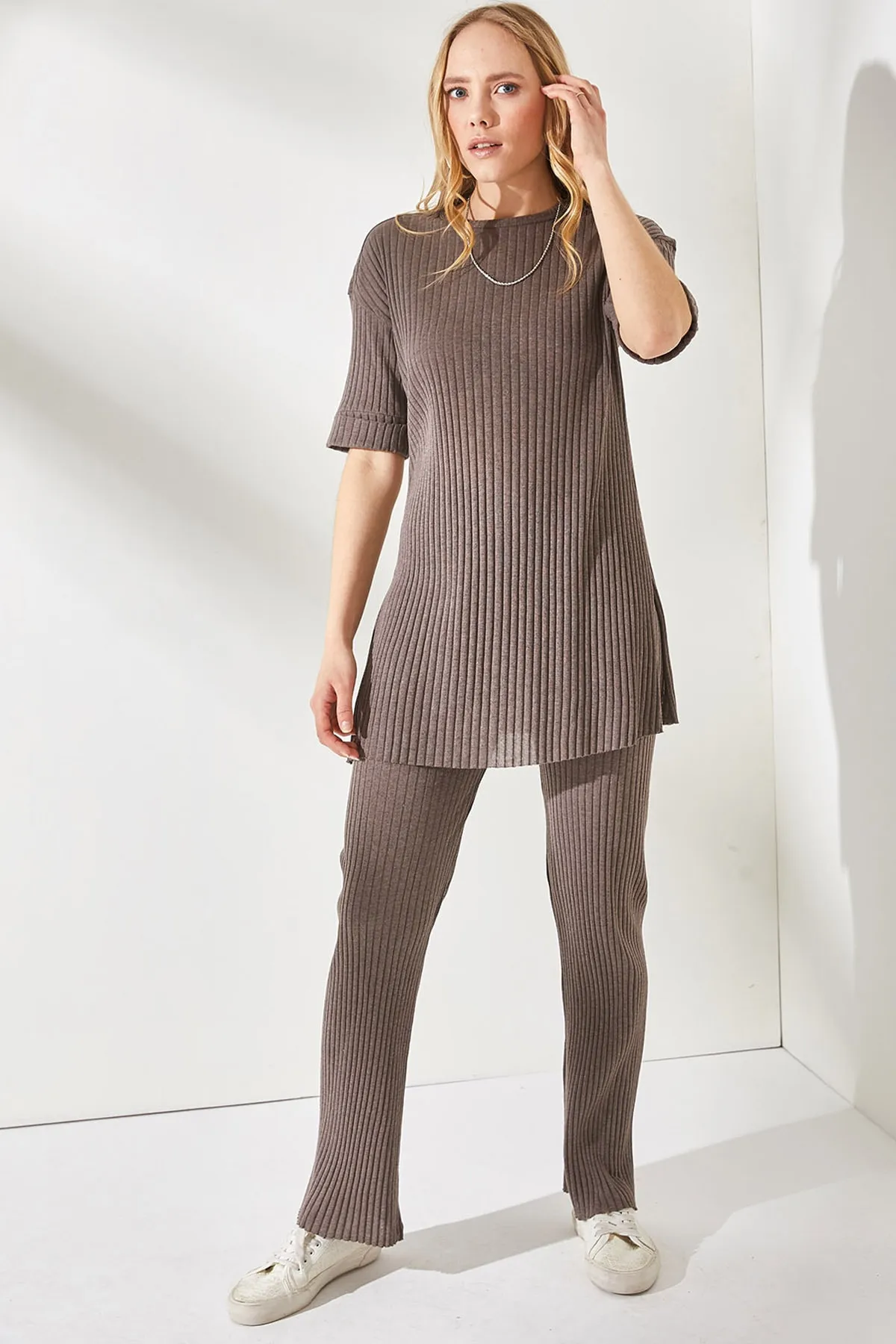 Olalook  Zweiteiler - Braun - Regular Fit