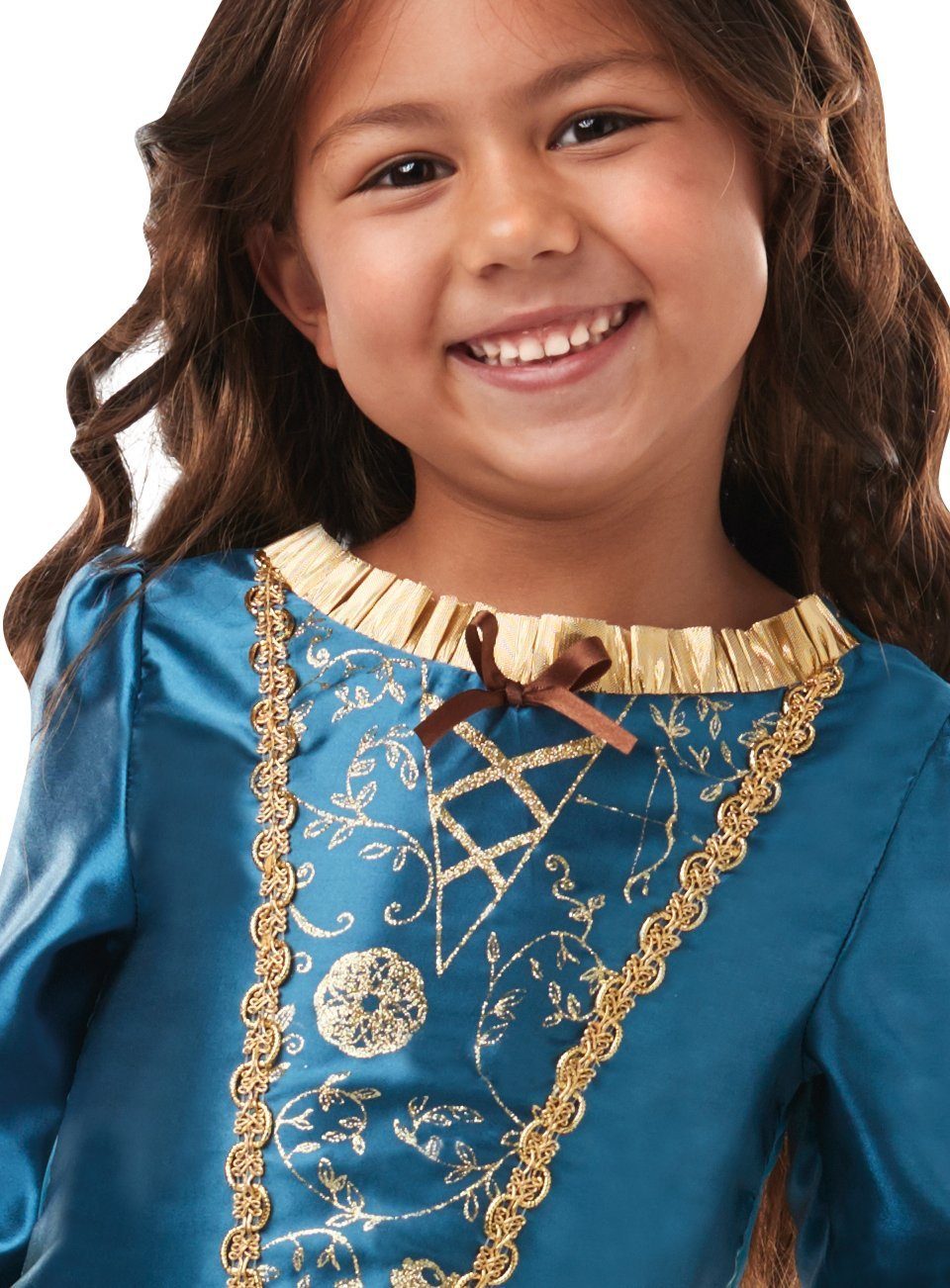 Rubie´s Kostüm  Prinzessin Merida Dream Kinderkostüm, Traumhaftes Prinzessinnenkleid mit Szenen aus dem -Spielfilm