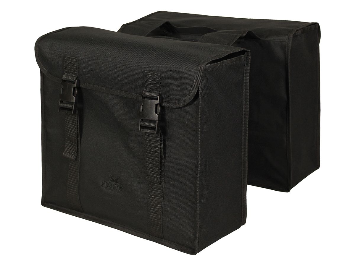 Greenlands Colourfull schwarz doppelte Gepäckträgertasche
