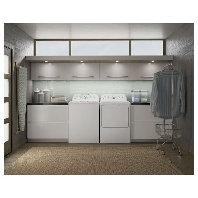 GE 7.2-cu ft Electric Dryer (White)