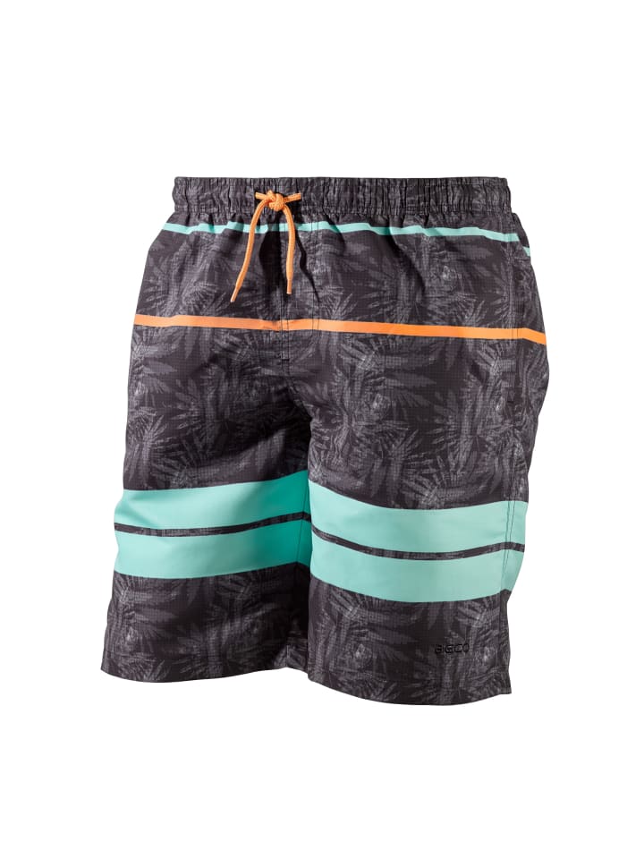BECO the world of aquasports Badeshorts BEactive Night Jungle Schwimmshorts in schwarz-mehrfarbig günstig kaufen S