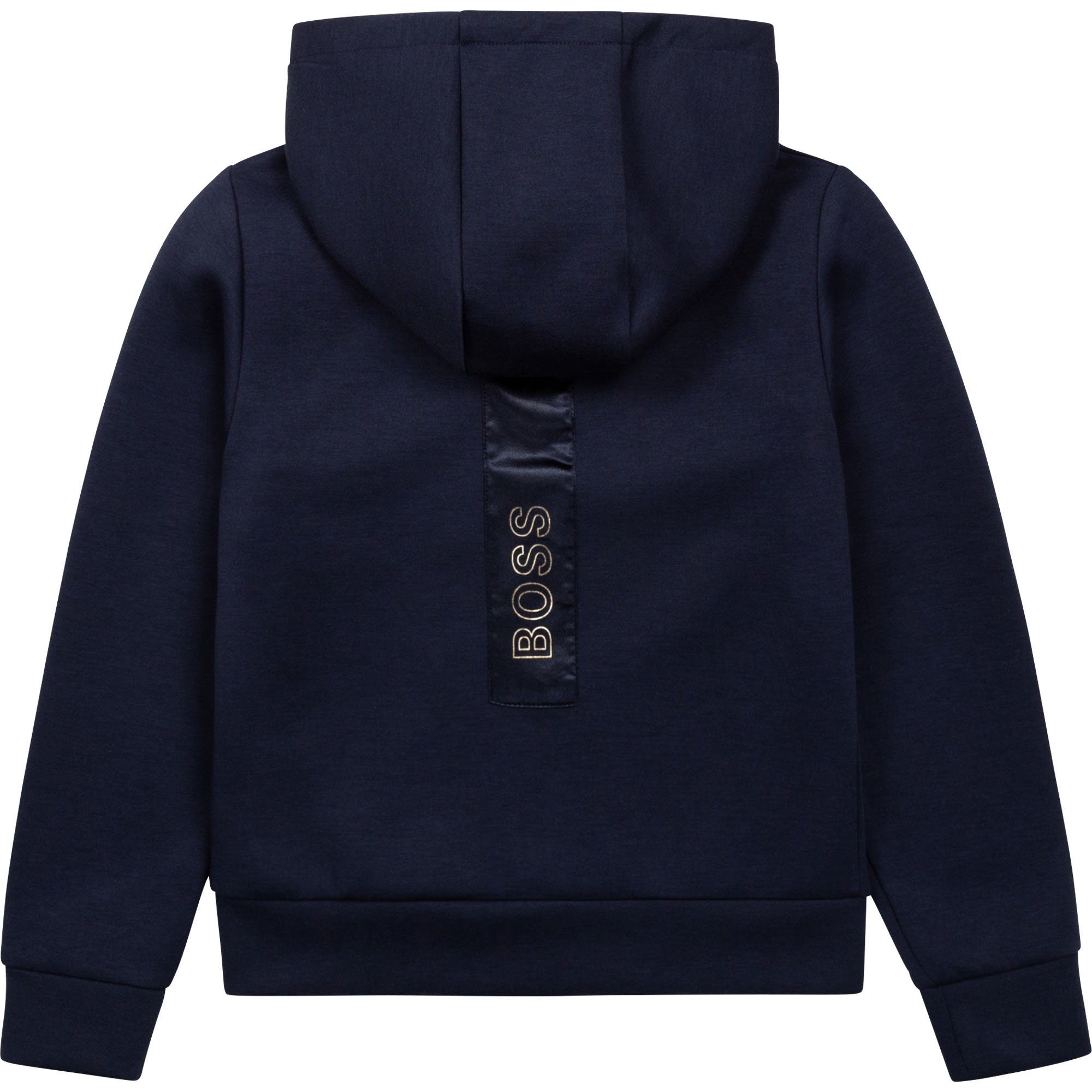 BOSS Trainingsjacke Hugo Boss Mädchen Trainingsjacke navy gold