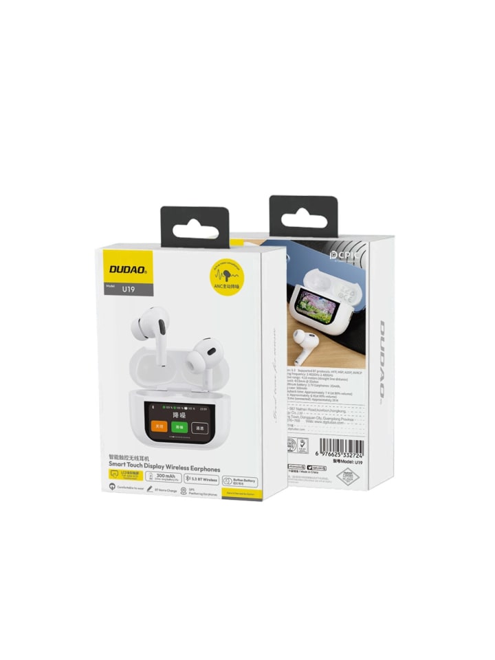 COFI 1453 In-Ear TWS kabelloser Bluetooth 5.3 Kopfhörer mit LED-Anzeige in Weiß günstig kaufen onesize