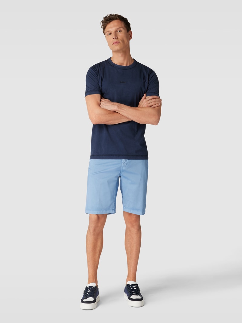 Bermudas mit Eingrifftaschen in blau