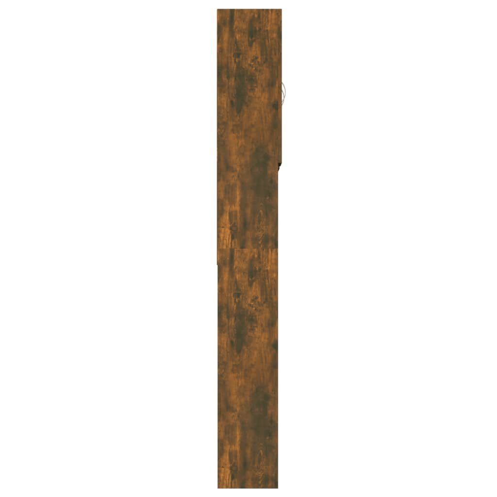 vidaXL Waschmaschinenumbauschrank Waschmaschinenschrank Räuchereiche 64x25,5x190 cm