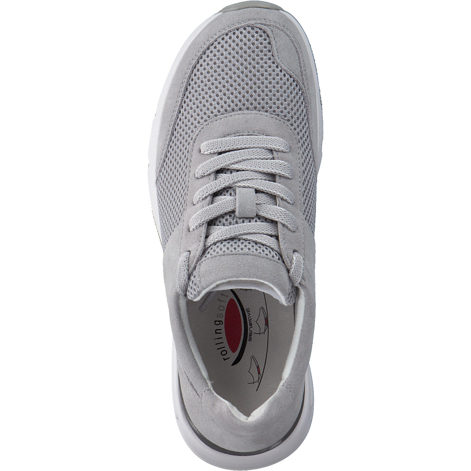 Gabor Rolling Soft 26.897, Sneakers Low, Damen, Grau