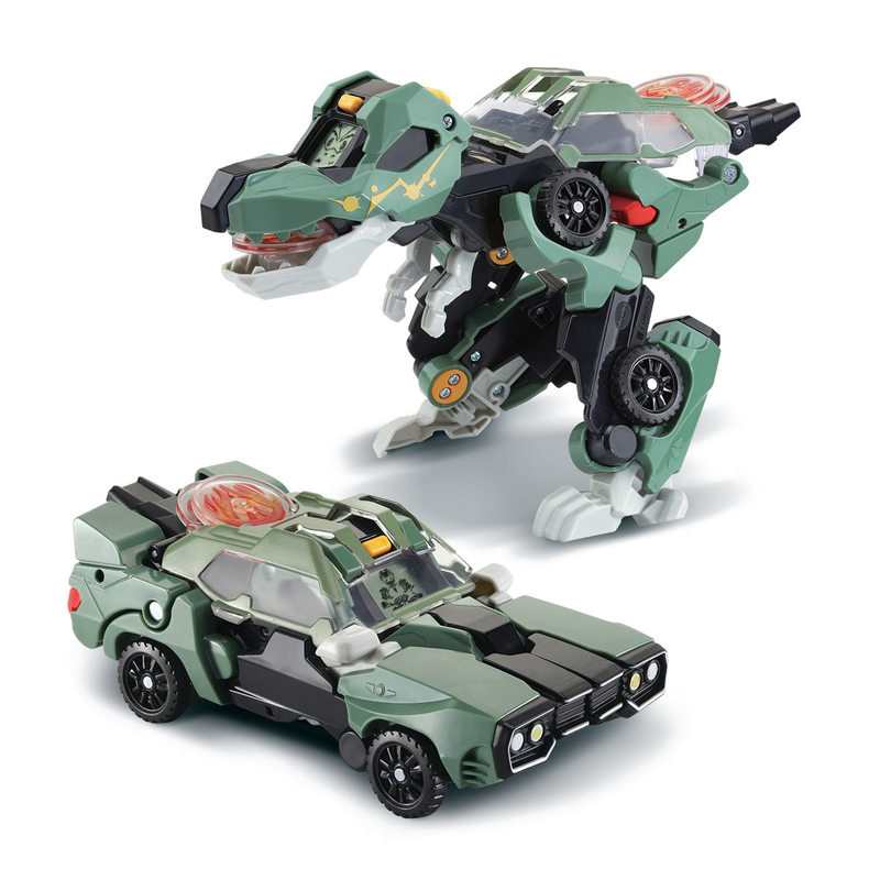 Super Dino T-REX lance flammes transformable Switch & Go Vtech