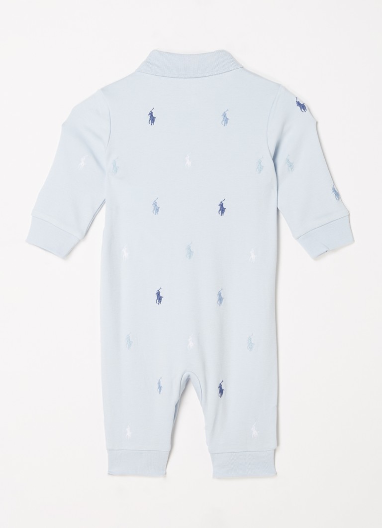 Body pentru bebeluși Ralph Lauren cu logo brodat