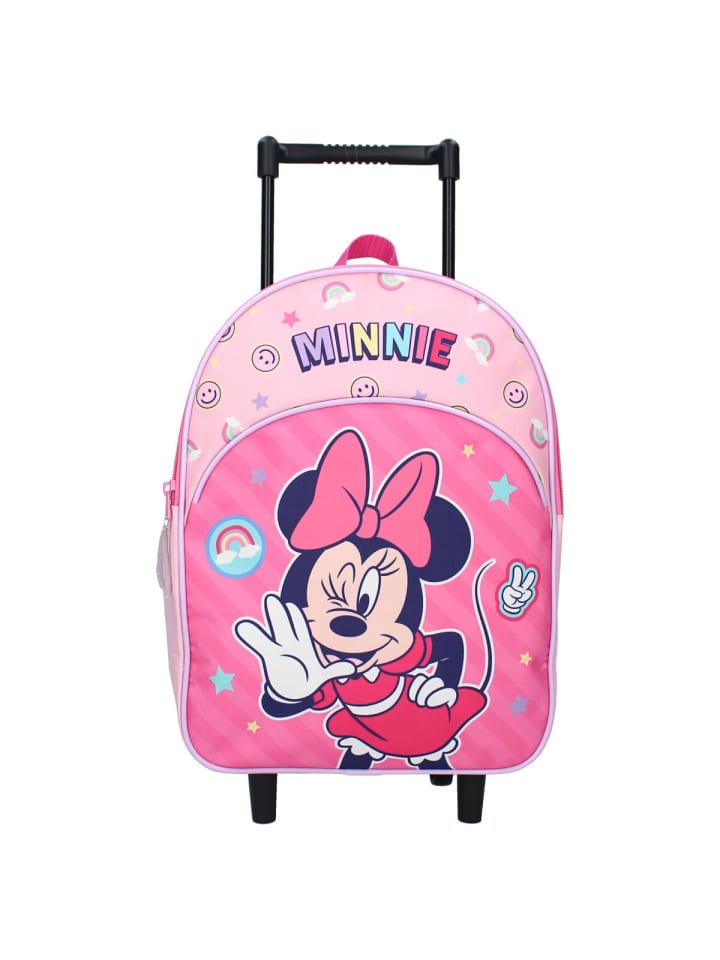 Disney Minnie Mouse Disney Minnie Mouse Koffer Trolley Rucksack Schulrucksack Rosa in Rosa günstig kaufen 33 x 24 cm