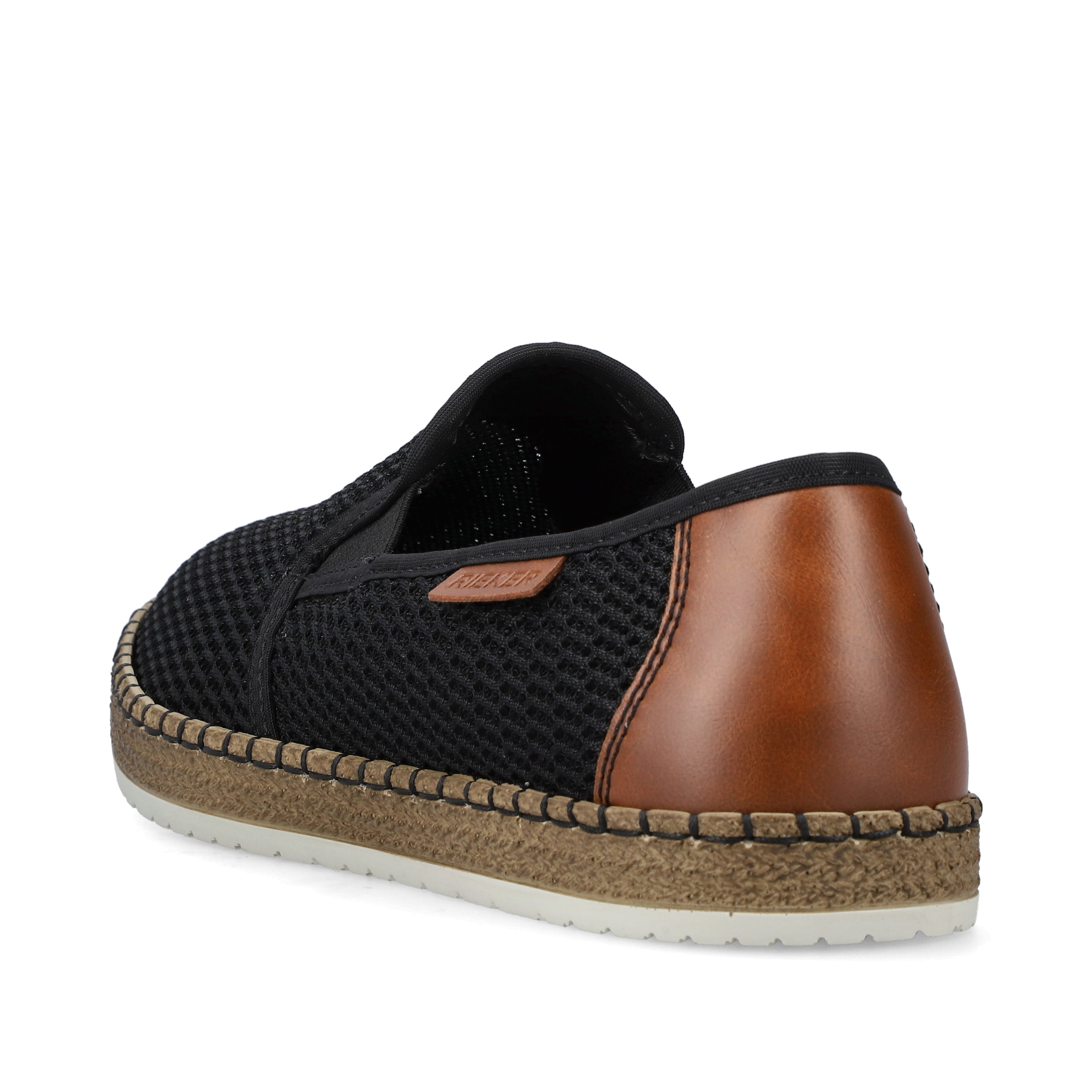 Rieker Herren Slipper nachtschwarz