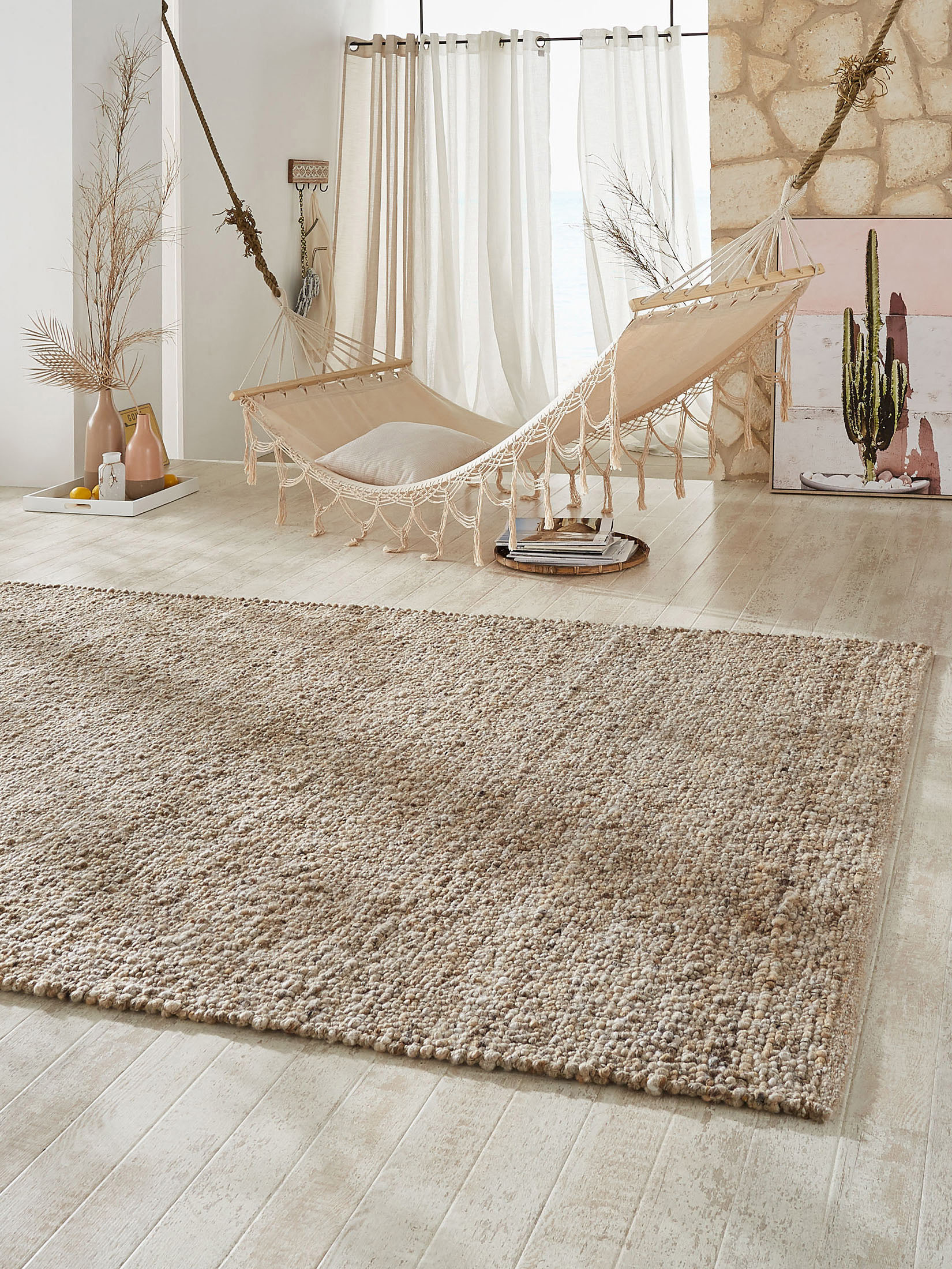 Hillsand Woll-Teppich, Sand