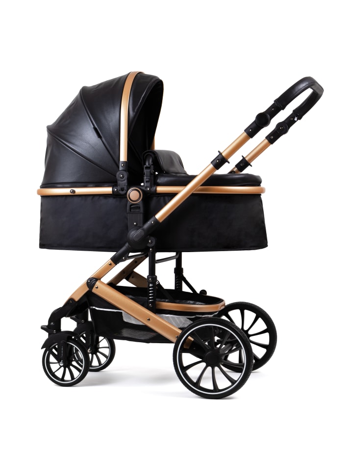 PIXINI Kalani Kinderwagen 3in1 Set Schwarz/Gold günstig kaufen onesize
