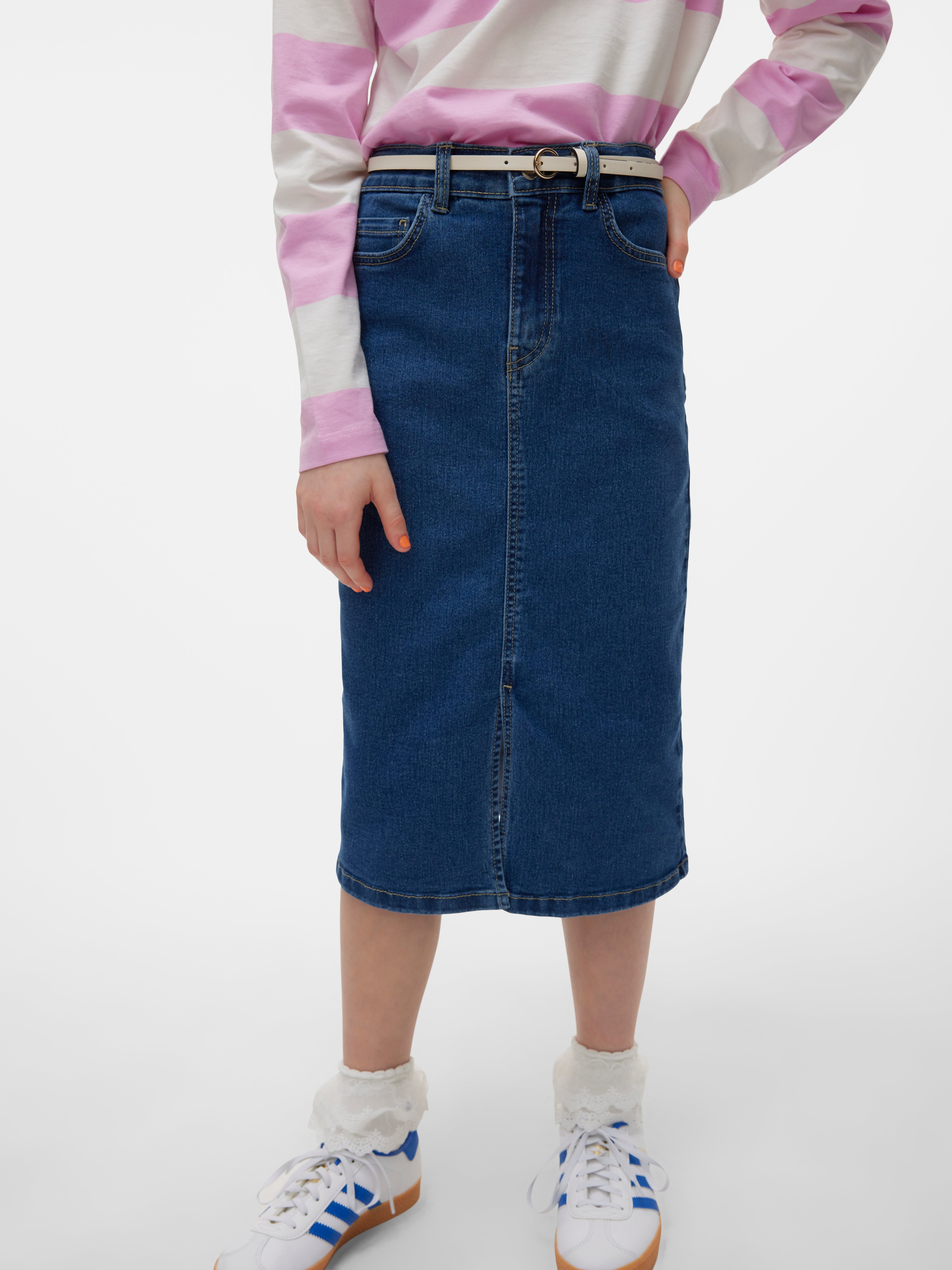 VMHEATHER Hohe Taille Langer Rock