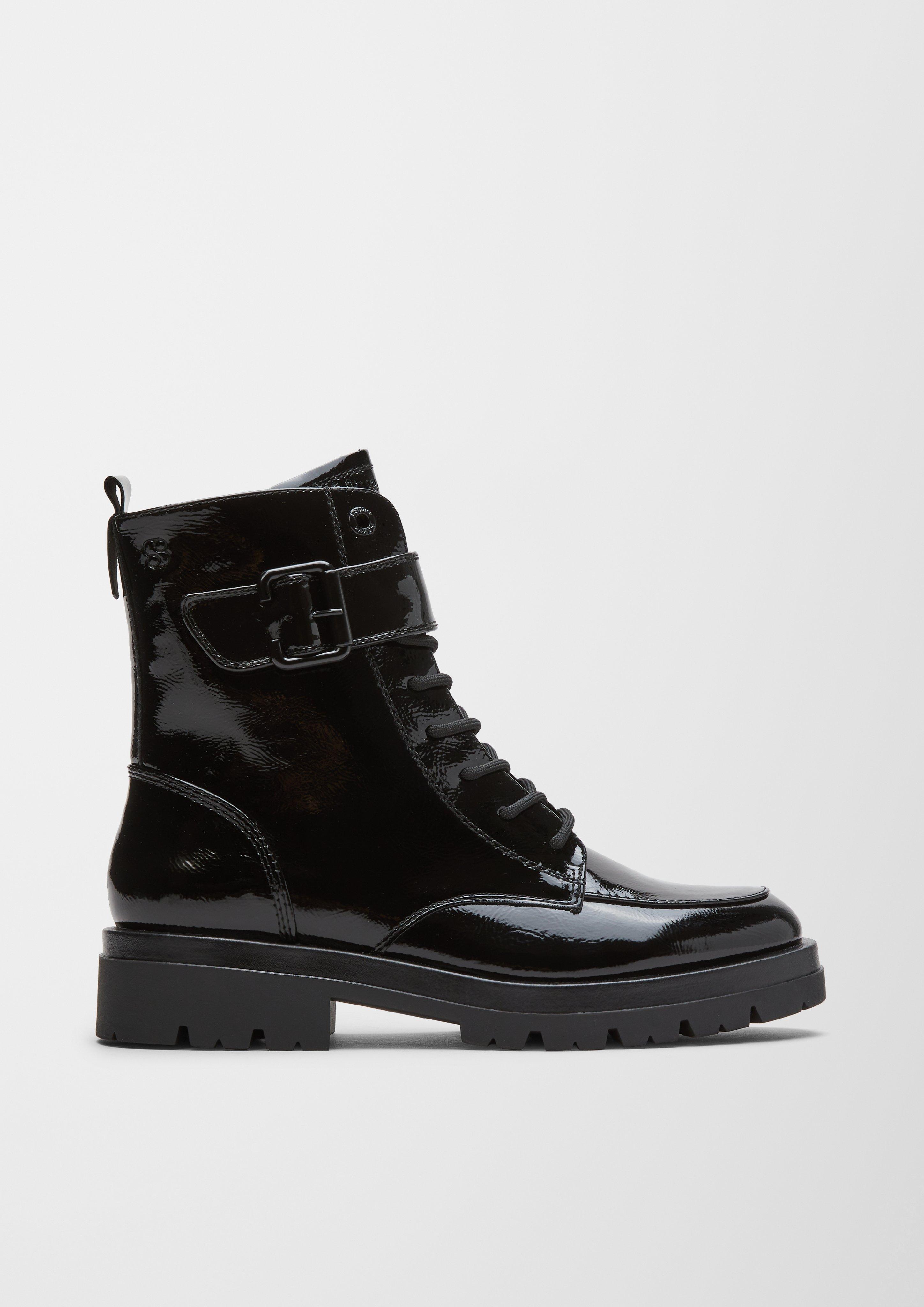 Stiefel in Lackleder-Optik  6006563-018