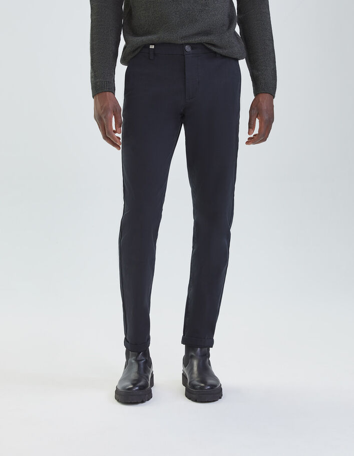Pantalon chino SLIM noir Homme
