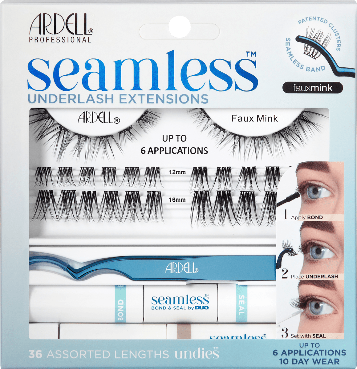Künstliche Wimpern Set Seamless Fauxmink, 1 St