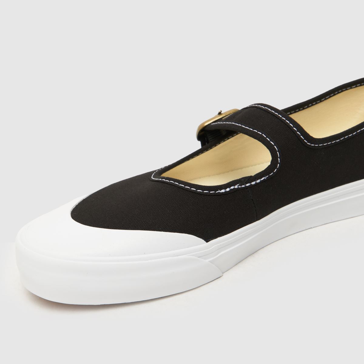 Vans Mary Jane-sneakers i svart och vitt