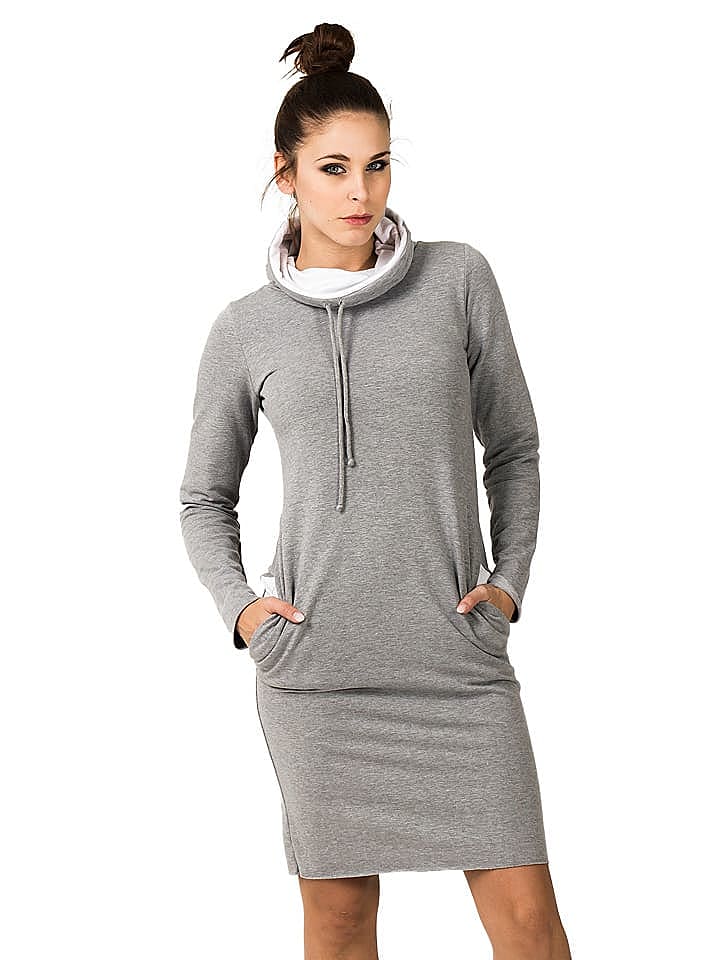 Tessita Kleid in Hellgrau günstig kaufen S