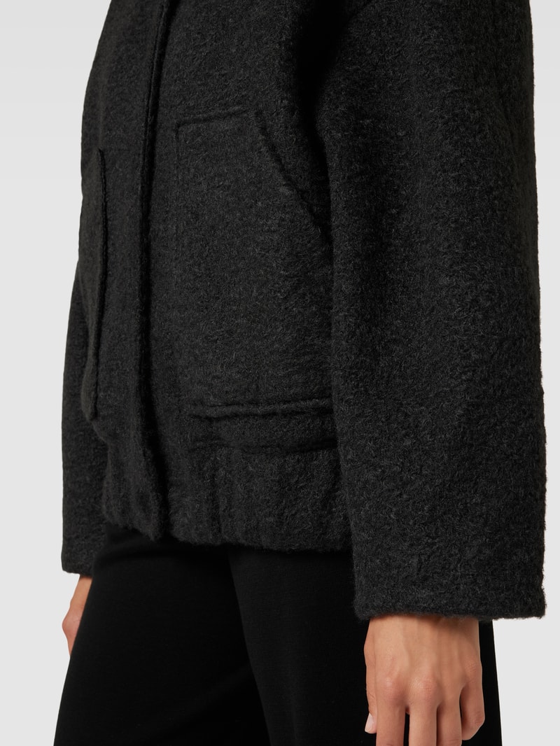 Jacke mit Stehkragen Modell 'SUGAR' in anthrazit