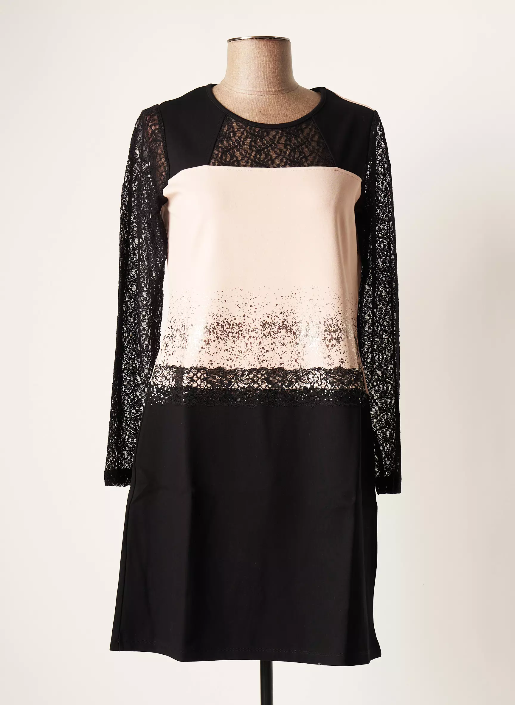 Maloka Robes Mi Longues Femme couleur noir