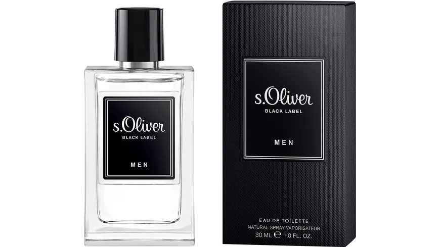 s.Oliver BLACK LABEL Men Eau de Toilette 30 ml
