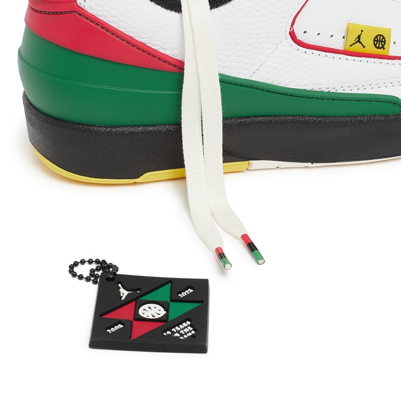 JORDAN Air Jordan 2 Retro Low Quai 54 white/black-university red